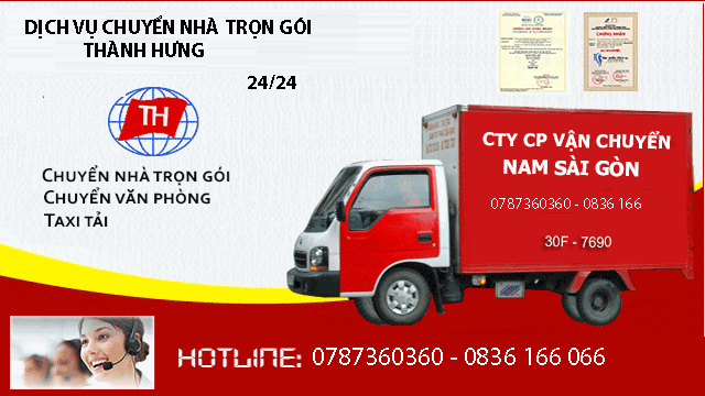 Chuyển nhà trọn gói 24/24